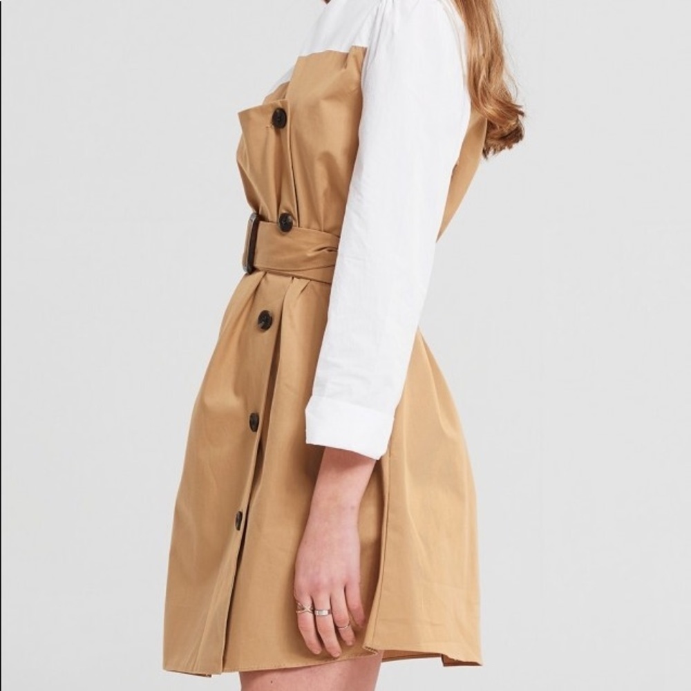 Felicity trench dress with belt - Picture 3 of 4